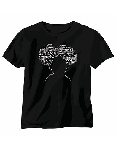 Curly Hair Silhouette